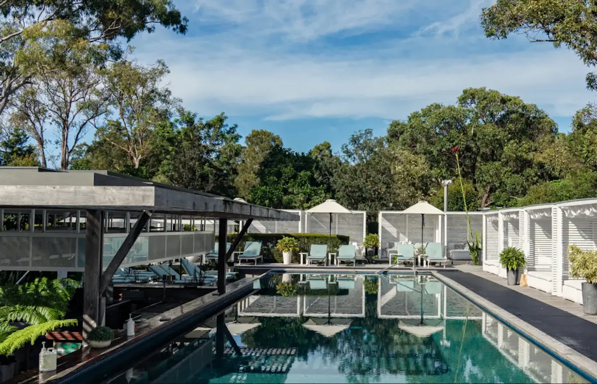 Image of the main pool at Elements of Byron