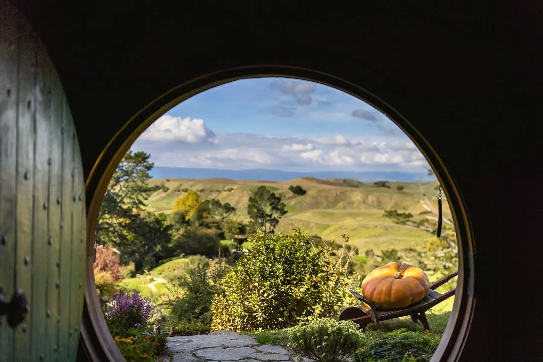 Image of Hobbiton film set