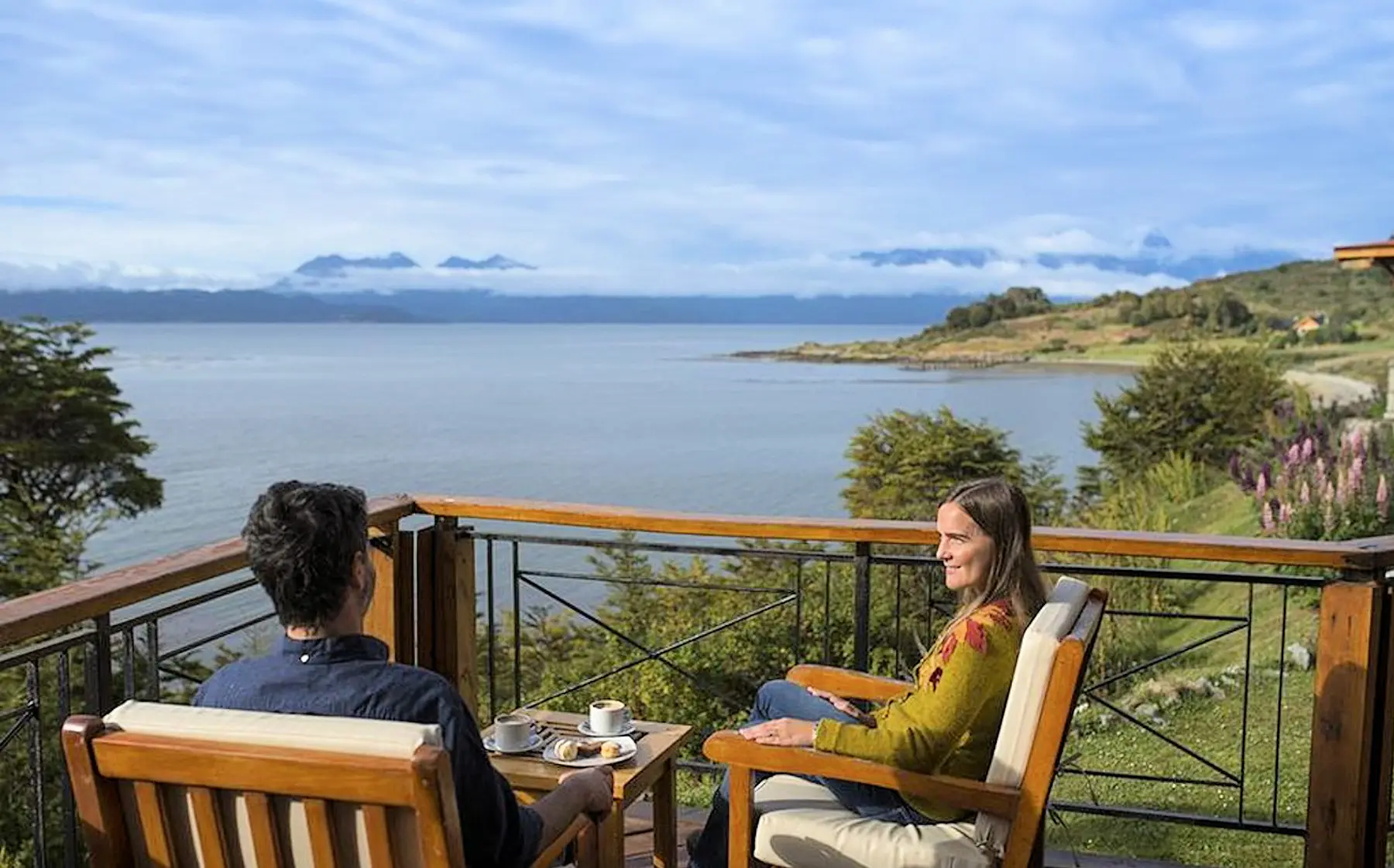 Image of the view from a balcony at Los Canquenes Resort hotel