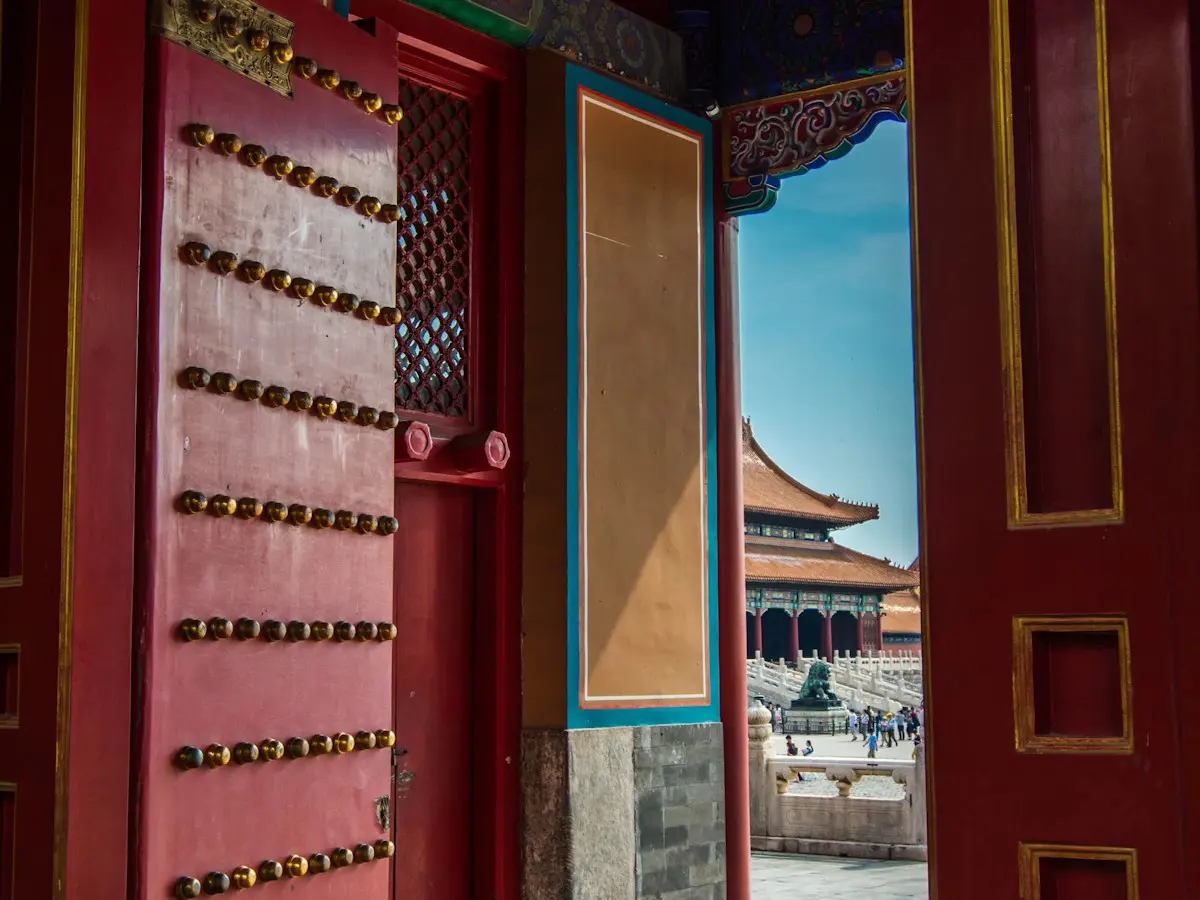 Image of historic building in Beijing, China