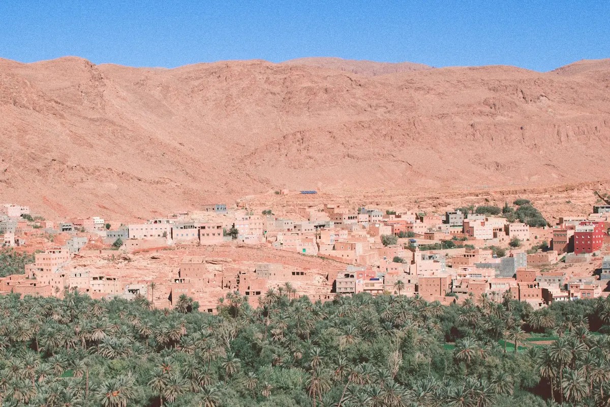 Image shows Boumalne Dades in Morocco