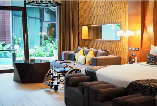 Image of accessible guest villa at La Miniera in Thailand